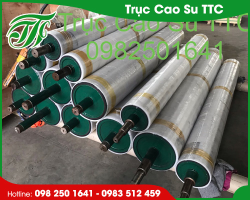 Trục cao su ngành xeo giấy